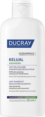 Ducray Kelual Squanorm Šampon mastné lupy 200 ml