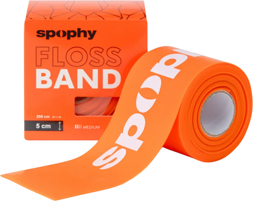 Spophy Flossband Orange, flossband oranžový 2 m