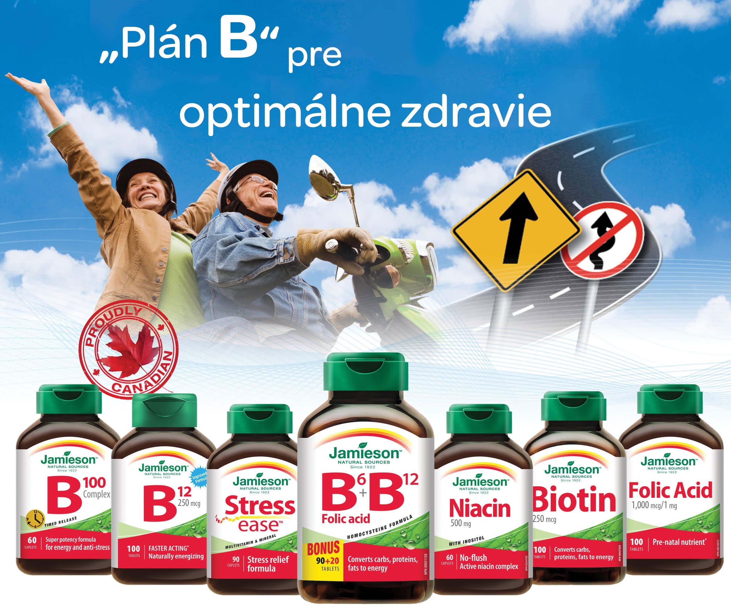  Vitamín B12, Jamieson, únava, imunita, vyčerpanie, krvotvorba, delenie buniek,