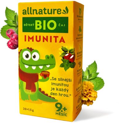 Allnature BIO Dětský čaj Imunita 20 x 1.5 g