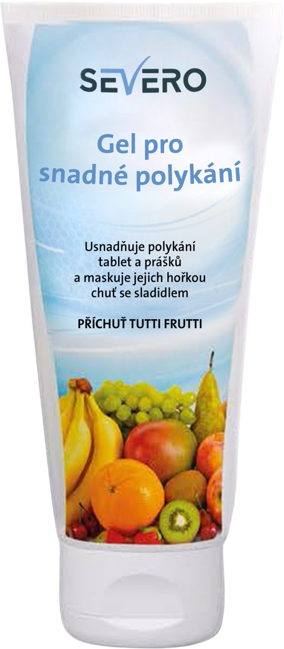 Severo gel pro snadné polykání, tutti frutti 150 ml