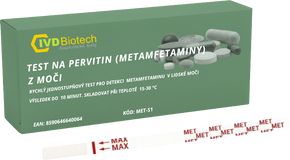 BMSS Drogový test na pervitin (metamfetaminy) z moči 2 ks