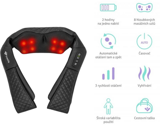 TrueLife RelaxBack B6 Charge, Masážní přístroj