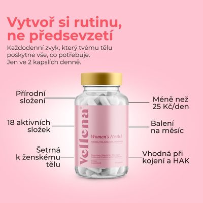 Vellena Ženské zdraví 60 kapslí