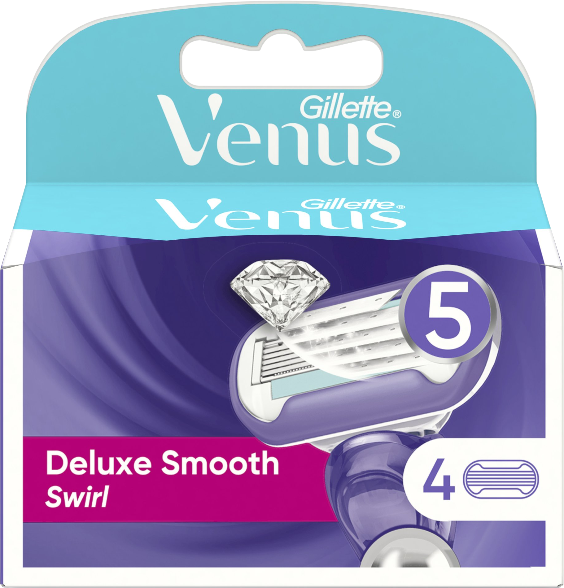 Gillette Venus Swirl náhradní hlavice 4 ks