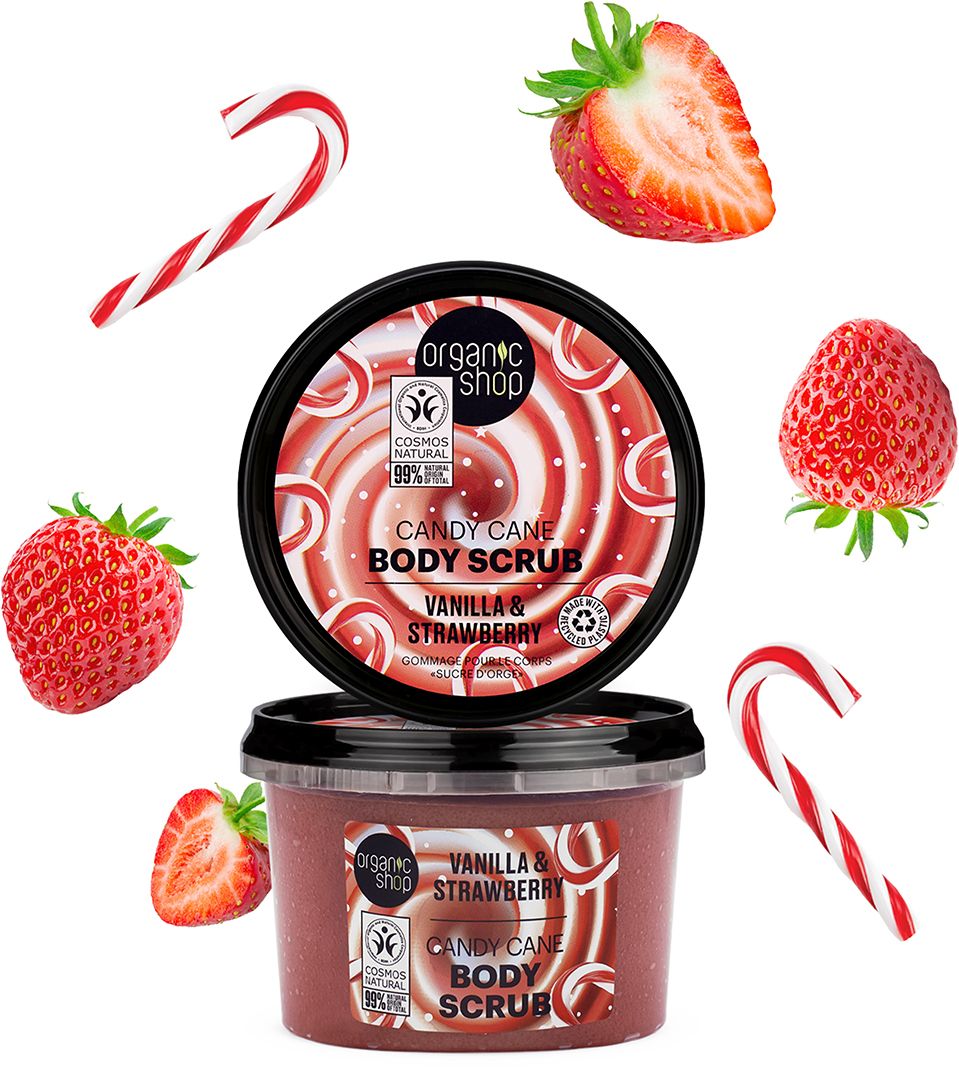 Organic Shop Tělový peeling Cukrová hůlka 250 ml