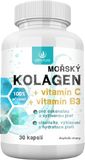 Allnature Mořský kolagen + vitamín C + vitamín B3 30 kapslí