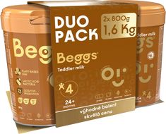 Beggs 4 batolecí mléko 2 x 800 g