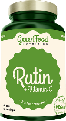 GreenFood Nutrition Rutin+Vitamin C 60 kapslí