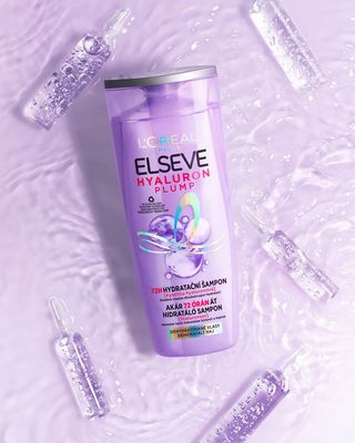 L'Oréal Paris Elseve Hyaluron Plump 72H, Hydratační šampon s kyselinou hyaluronovou 250 ml