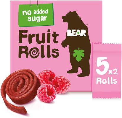 Bear Fruit Rolls malina ovocné rolované plátky 5 x 20 g