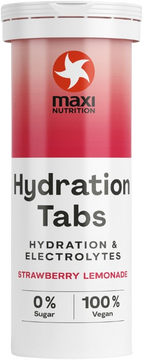 Maxi Nutrition Hydratační tablety s příchutí jahodové limonády 40 g