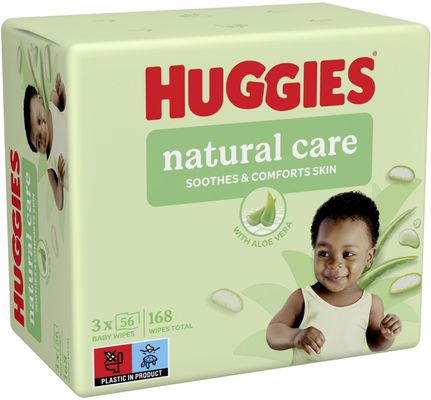 Huggies® Natural Care Triplo 3 x 56 ks