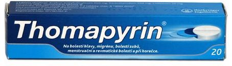Thomapyrin ® 250mg/200mg/50mg 20 tablet