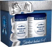 Clinical Magnesium chelát, draslík, B6, dárkové balení 2 x 100 tablet