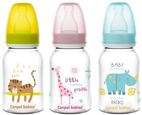 Canpol babies Lahev s potiskem Afrika 120 ml