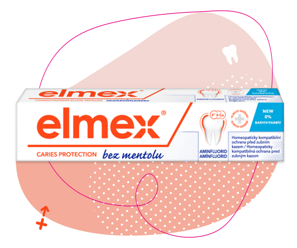 Elmex Zubná pasta Bezmentolová 75 ml