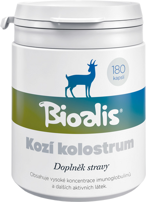 Bioalis Kozí kolostrum 180 kapslí