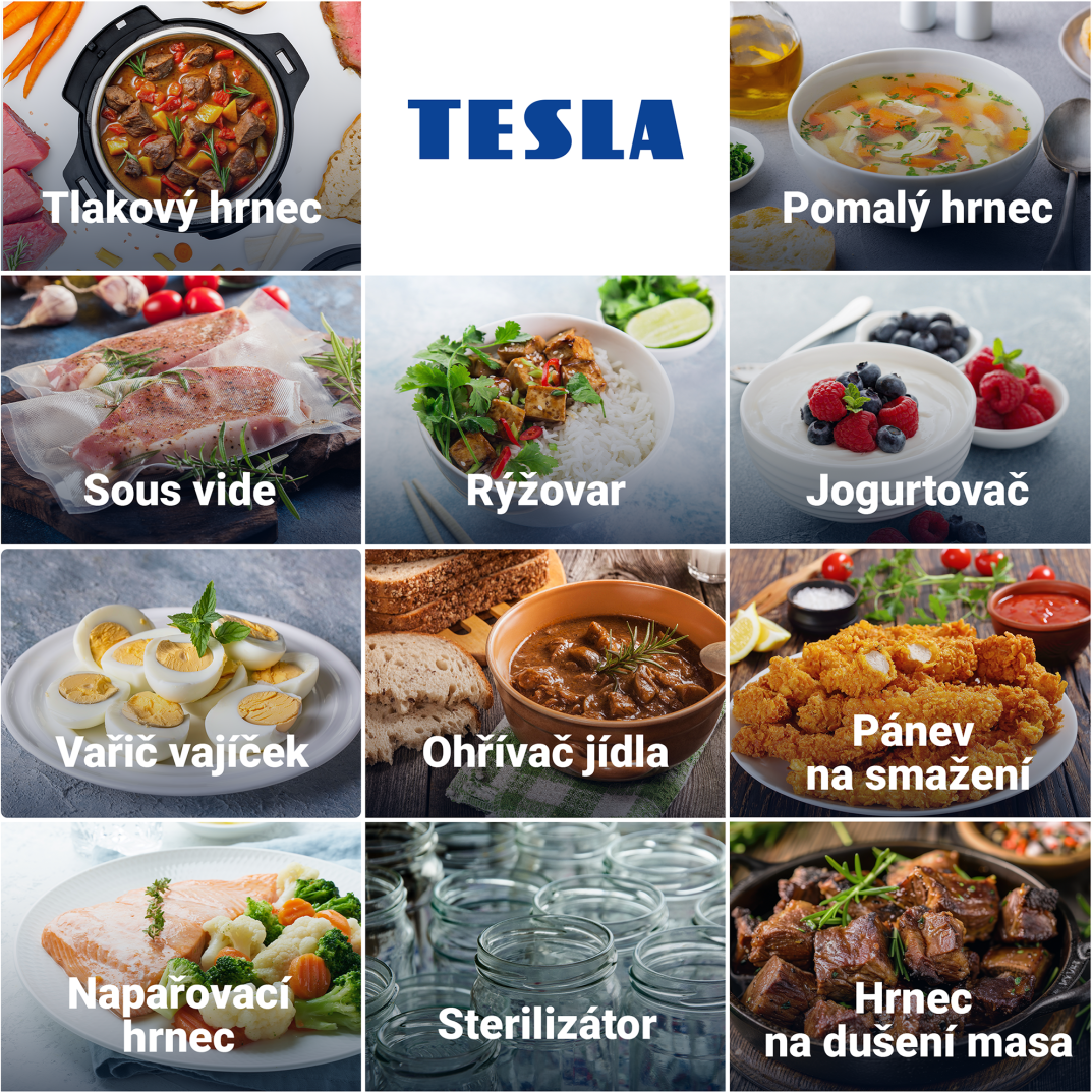 Tesla EliteCook K70 WiFi - multifunkční elektrický tlakový hrnec