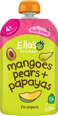 Ella's Kitchen BIO Mango, hruška a papája 120 g
