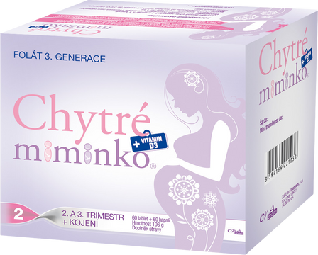 Chytré miminko s DHA 60 tablet + 60 kapslí