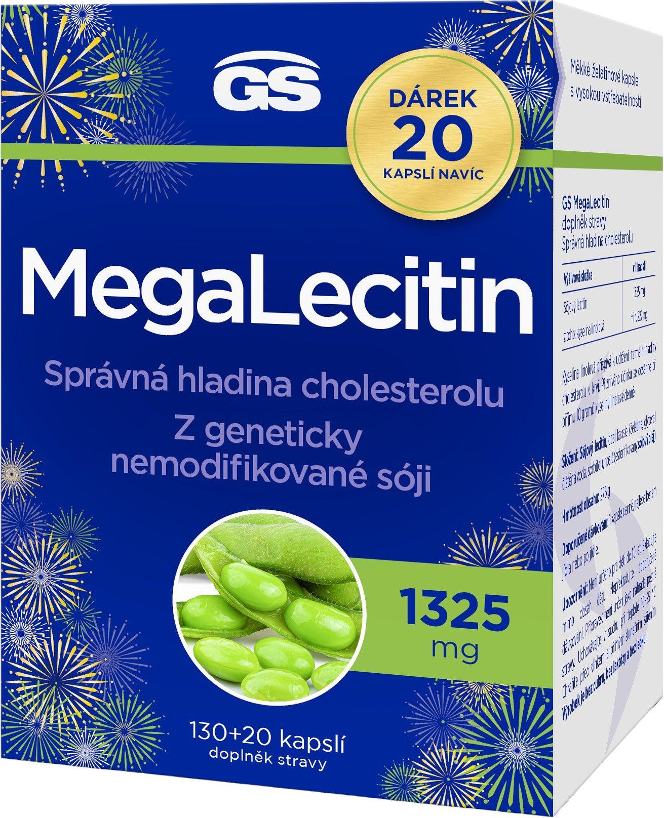 GS Megalecitin 1325, 130+20 kapslí NAVÍC