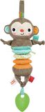 Bright Starts Hračka s melodií na C kroužku Pull, Play & Boogie™ opice 0m+