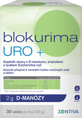 Blokurima URO+ 2 g d-manózy 30 sáčků