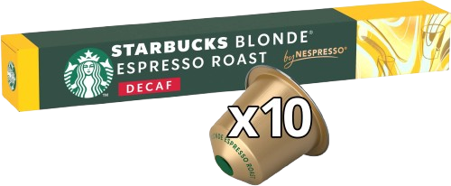 Starbucks Blonde Espresso Roast Decaf by NESPRESSO® 10 kapslí