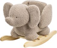 Nattou Houpačka Teddy plyš sloník taupe