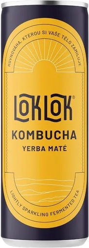 Loklok Kombucha Yerba Maté plech 330 ml