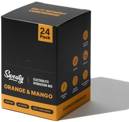 Sweaty Electrolyte Hydration Mix Mango & Orange 24 x 6 g