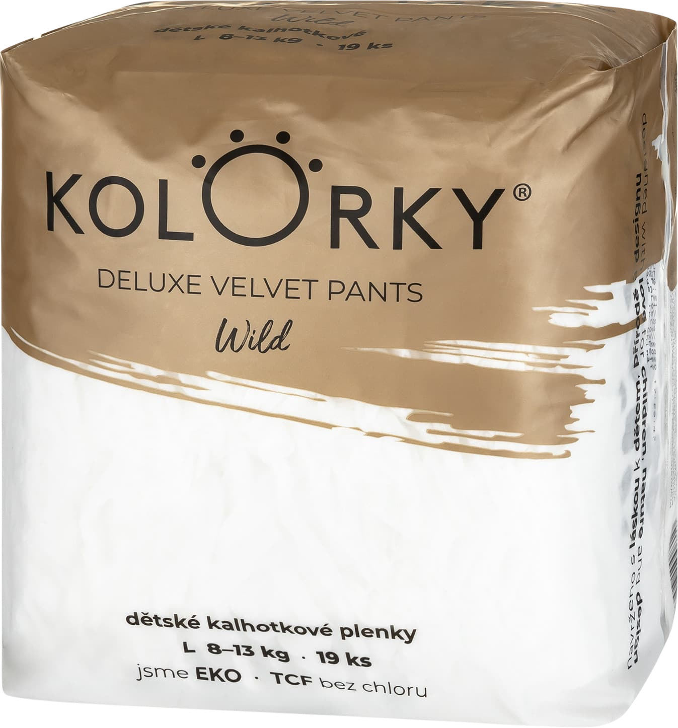 Kolorky DELUXE VELVET PANTS Wild vel. L (8-13 kg) 19 ks