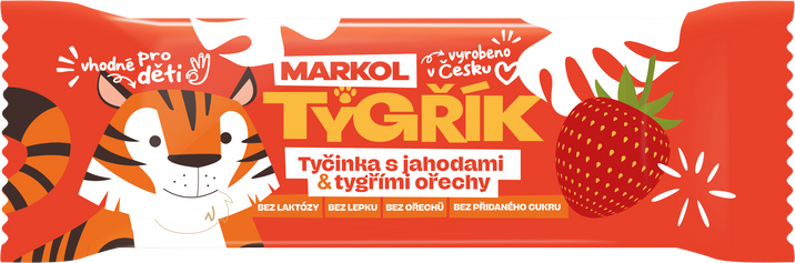 Markol Tygřík Jahoda&tigernuts 30 g