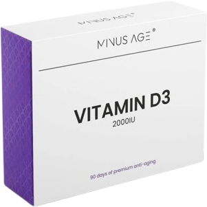 Minus Age Vitamin D3, 90 kapslí