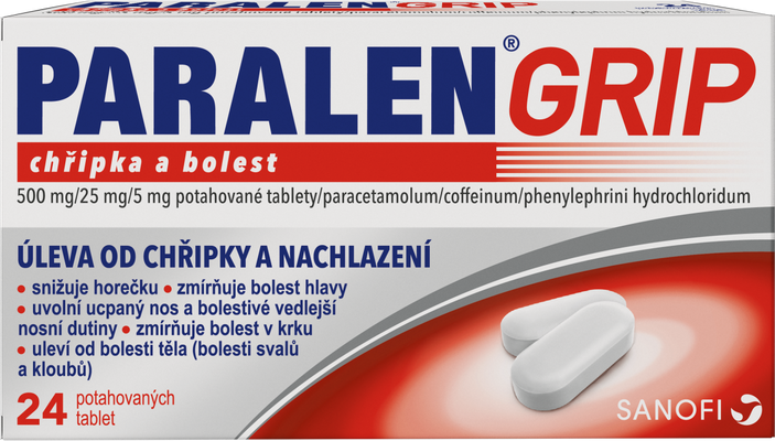Paralen Grip Chřipka a bolest 24 tablet