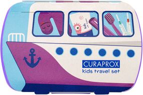 Curaprox Travel set KIDS fialový