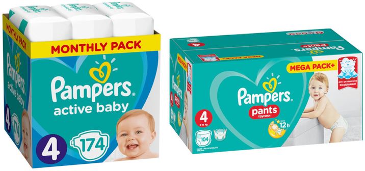 Pampers 278 ks