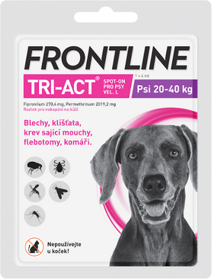 Frontline Tri-Act psi 20-40 kg spot-on 4 ml