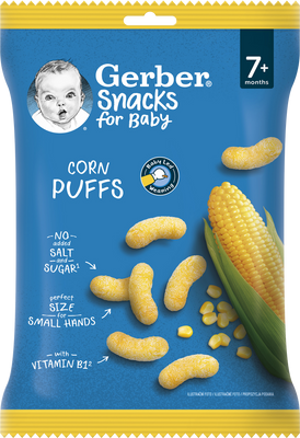 Gerber Snacks kukuřičné křupky 28 g