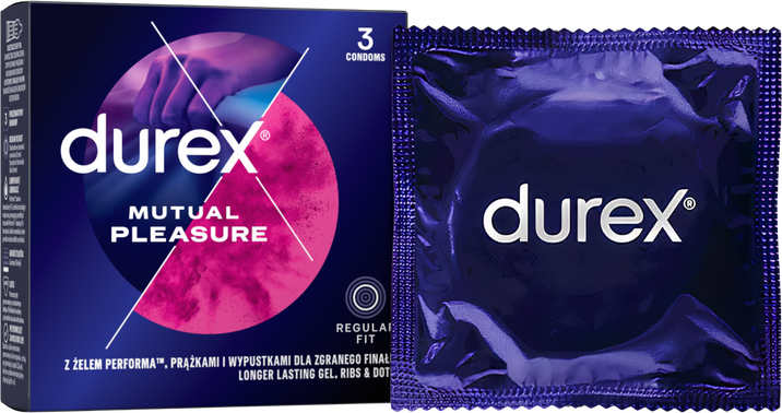 Durex Mutual Pleasure Kondomy 3 ks