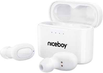 Niceboy Bezdrátová sluchátka Hive Podsie 3 Bílá