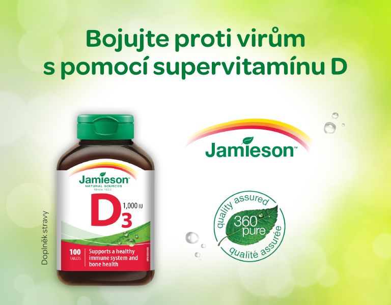 Jamieson Vitamín D3 1000 IU 100 table