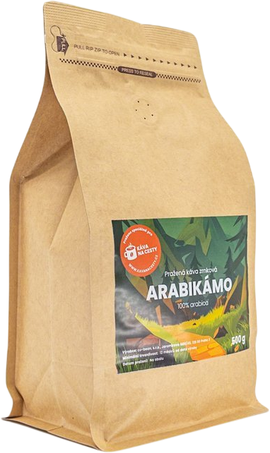 Arabikámo Zrnková káva Káva na cesty 1 x 500 g