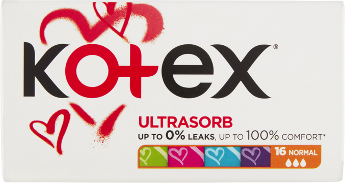 Kotex® Tampony Ultra sorb Normal 16 ks