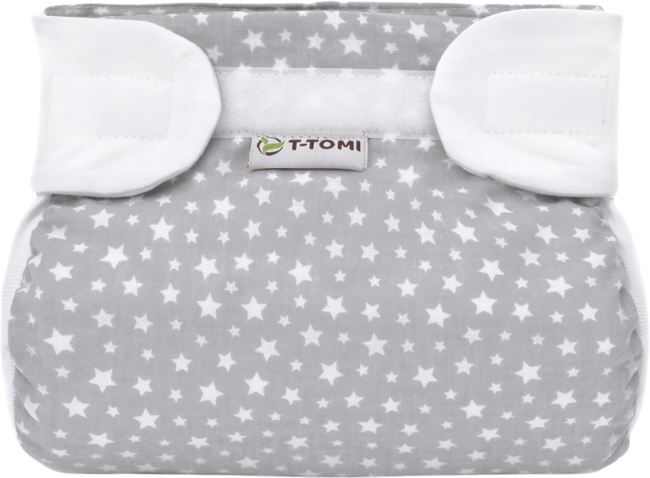 T-Tomi Ortopedické abdukční kalhotky suchý zip grey stars 3-6kg