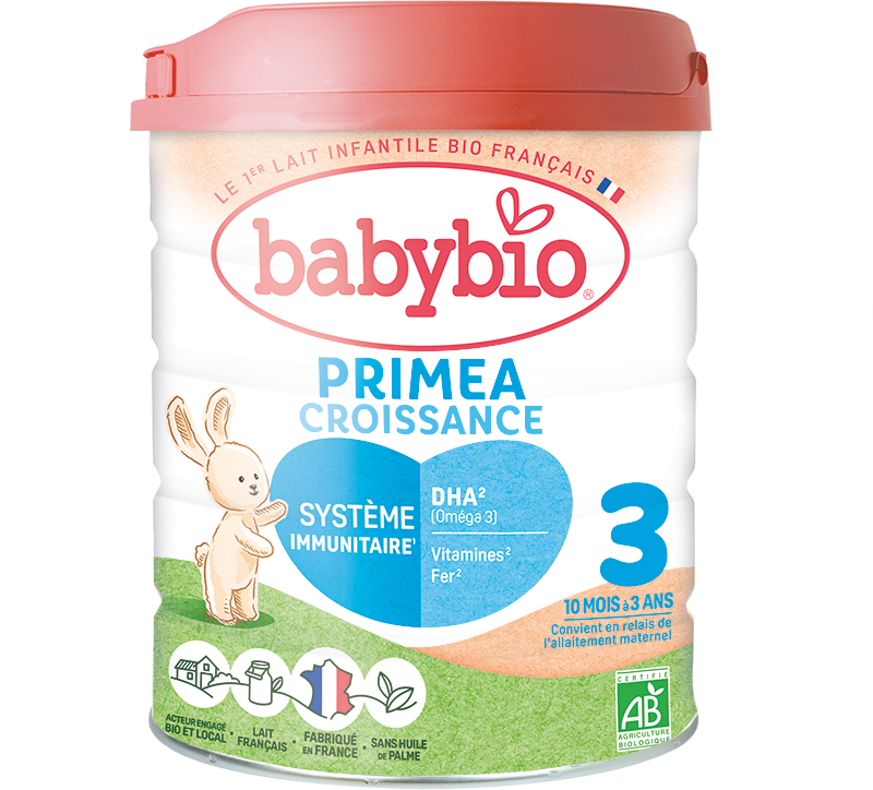 Babybio Primea 3 batolecí kojenecké bio mléko 800 g