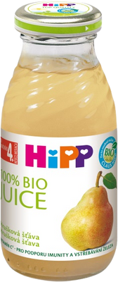 HiPP ŠŤÁVA BIO Hrušková šťáva 200 ml