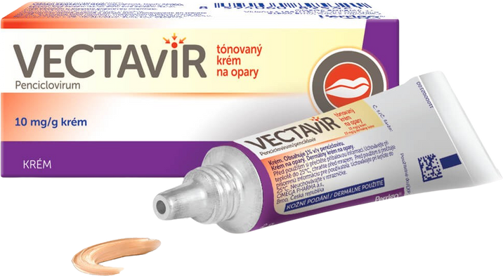 Vectavir Tónovaný krém na opary 2 g