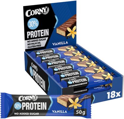 Corny Protein 30 % proteinová tyčinka vanilka 50 g
